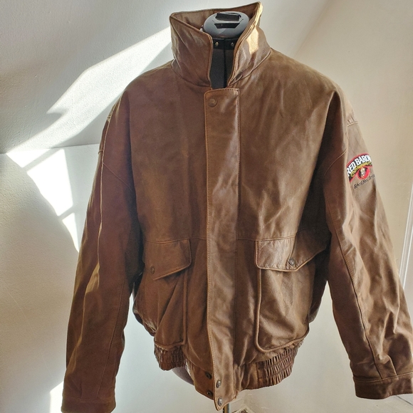 red baron leather jacket